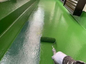 バルコニー床塗装